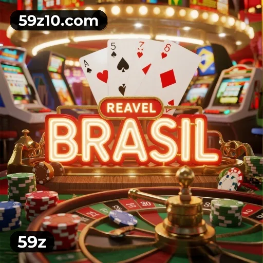 App 59z para iOS e Android — interface mobile, login biométrico e PIX integrado