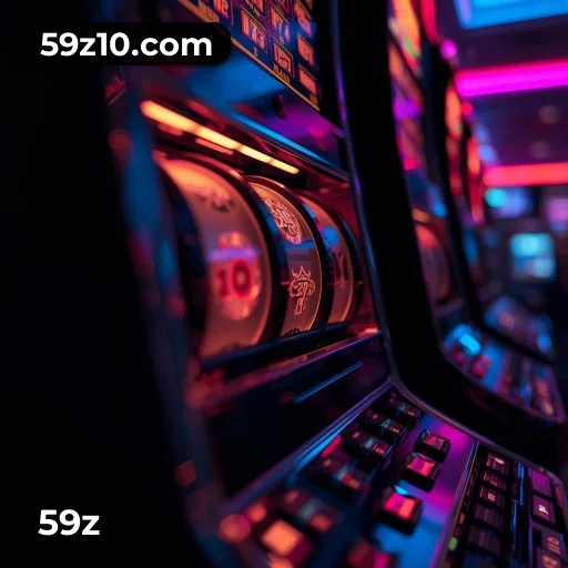 App 59z para iOS e Android — interface mobile, login biométrico e PIX integrado
